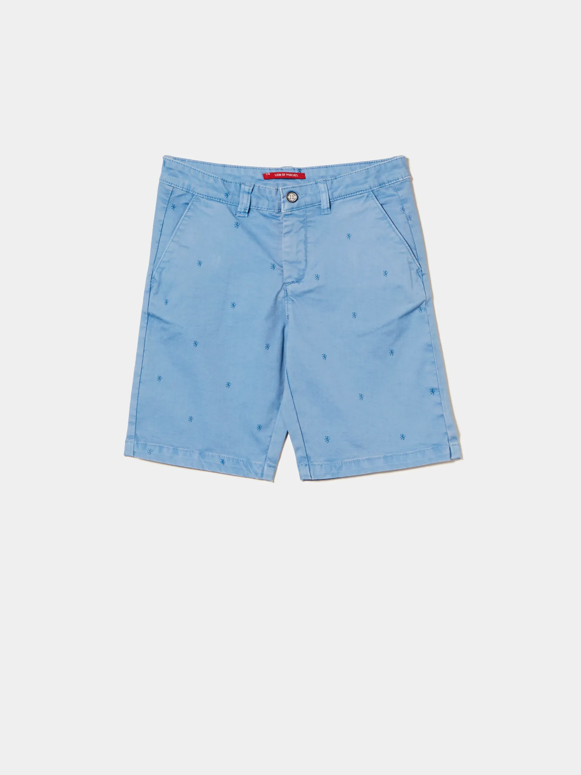 Calções com estampado de leões