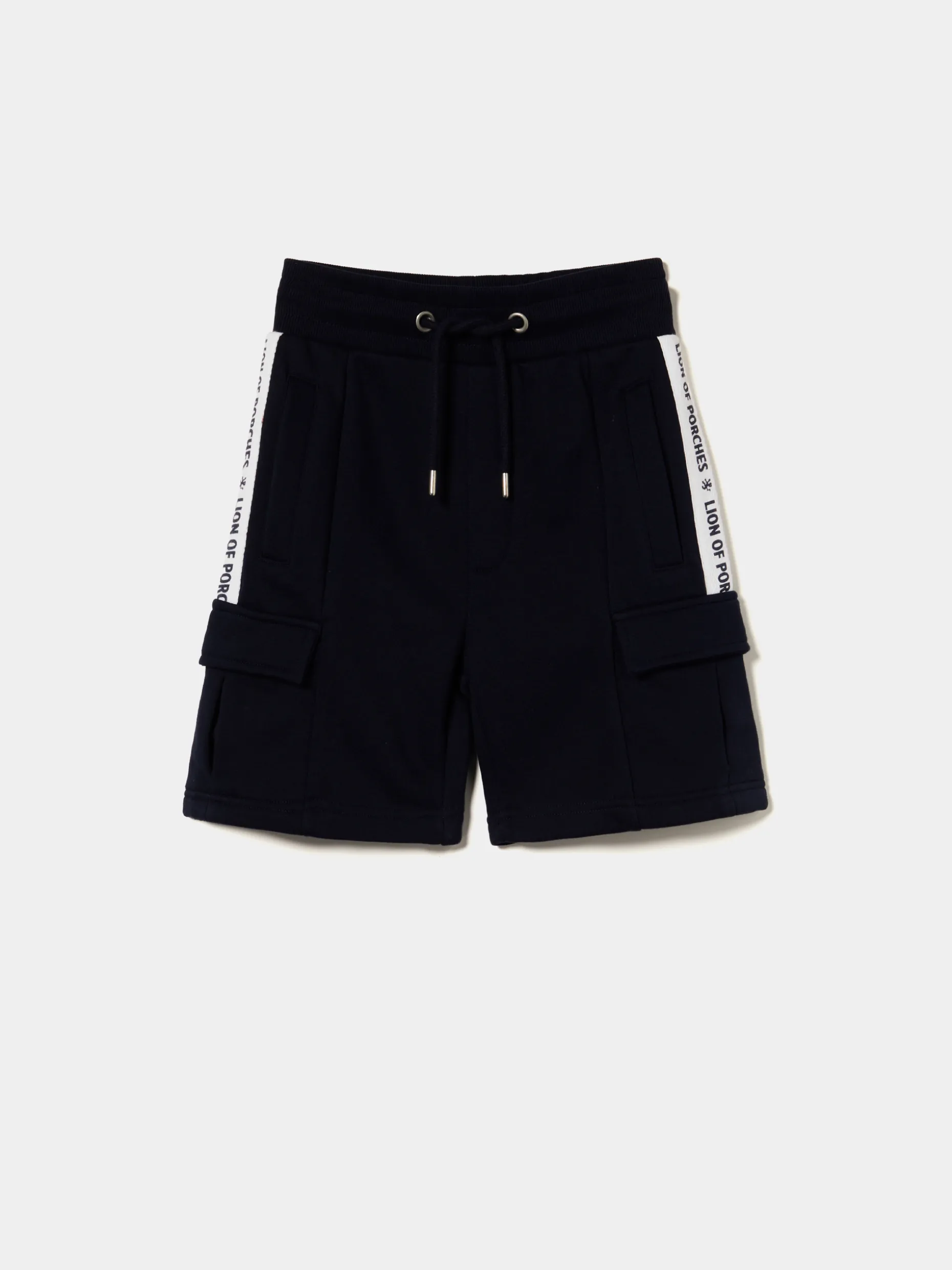 Calções de malha com cordão