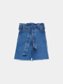 Calções denim