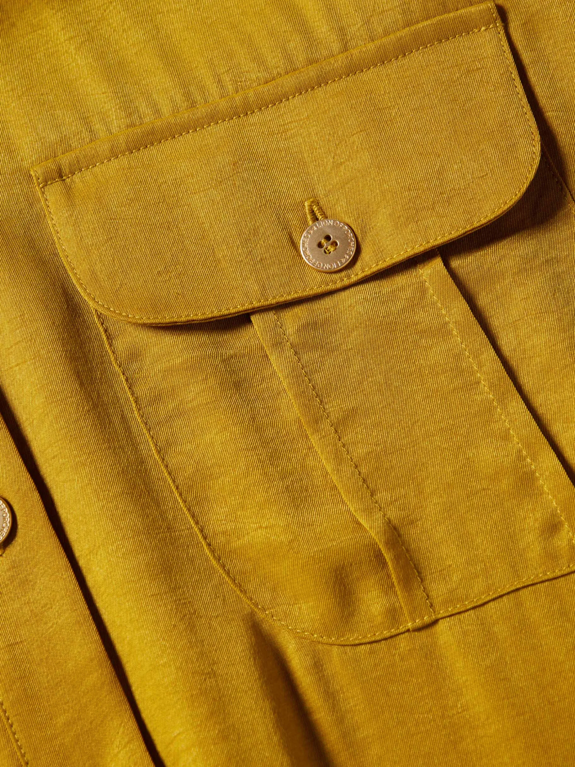 Camisa comprida com laço