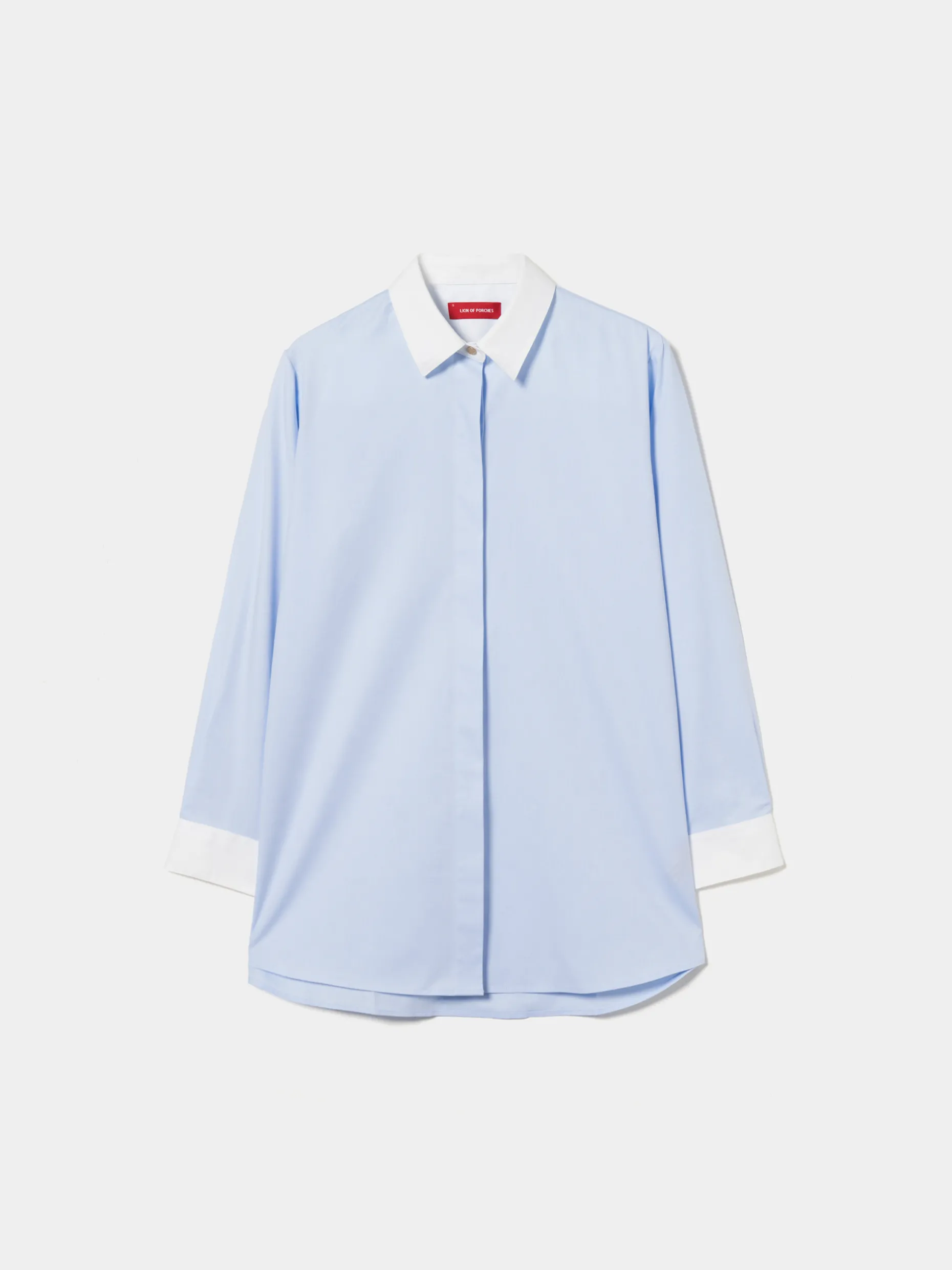 Camisa de algodão color block