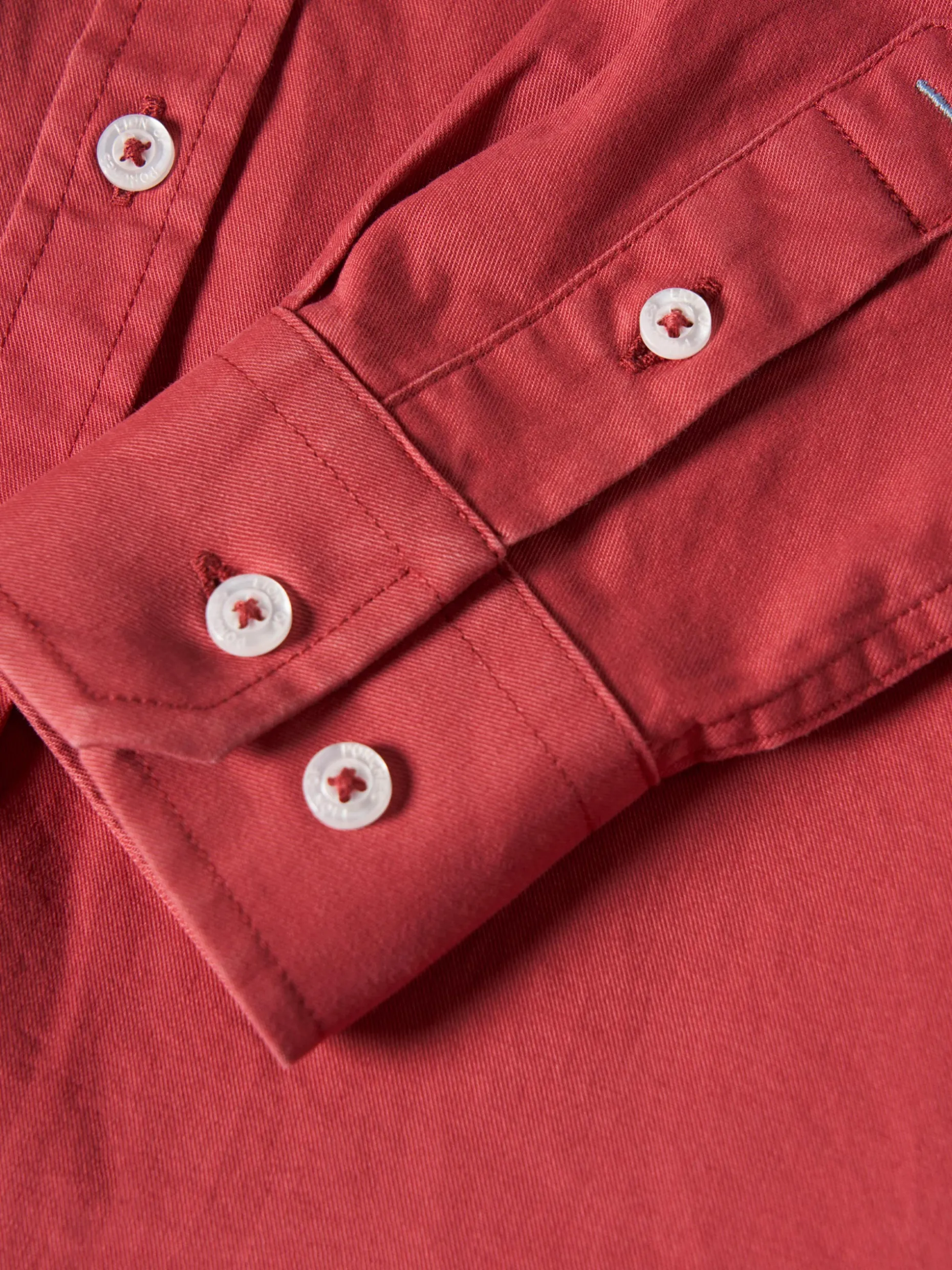 Camisa de algodão manga comprida