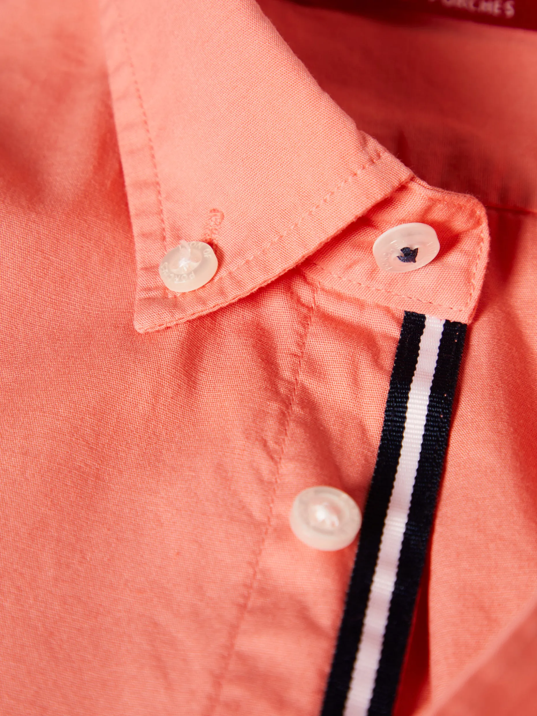 Camisa de algodão riscas em contraste