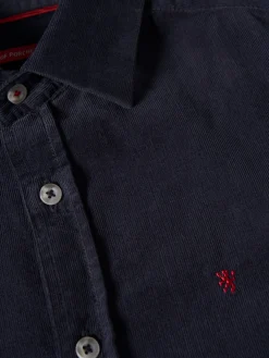 Camisa de bombazine em algodão