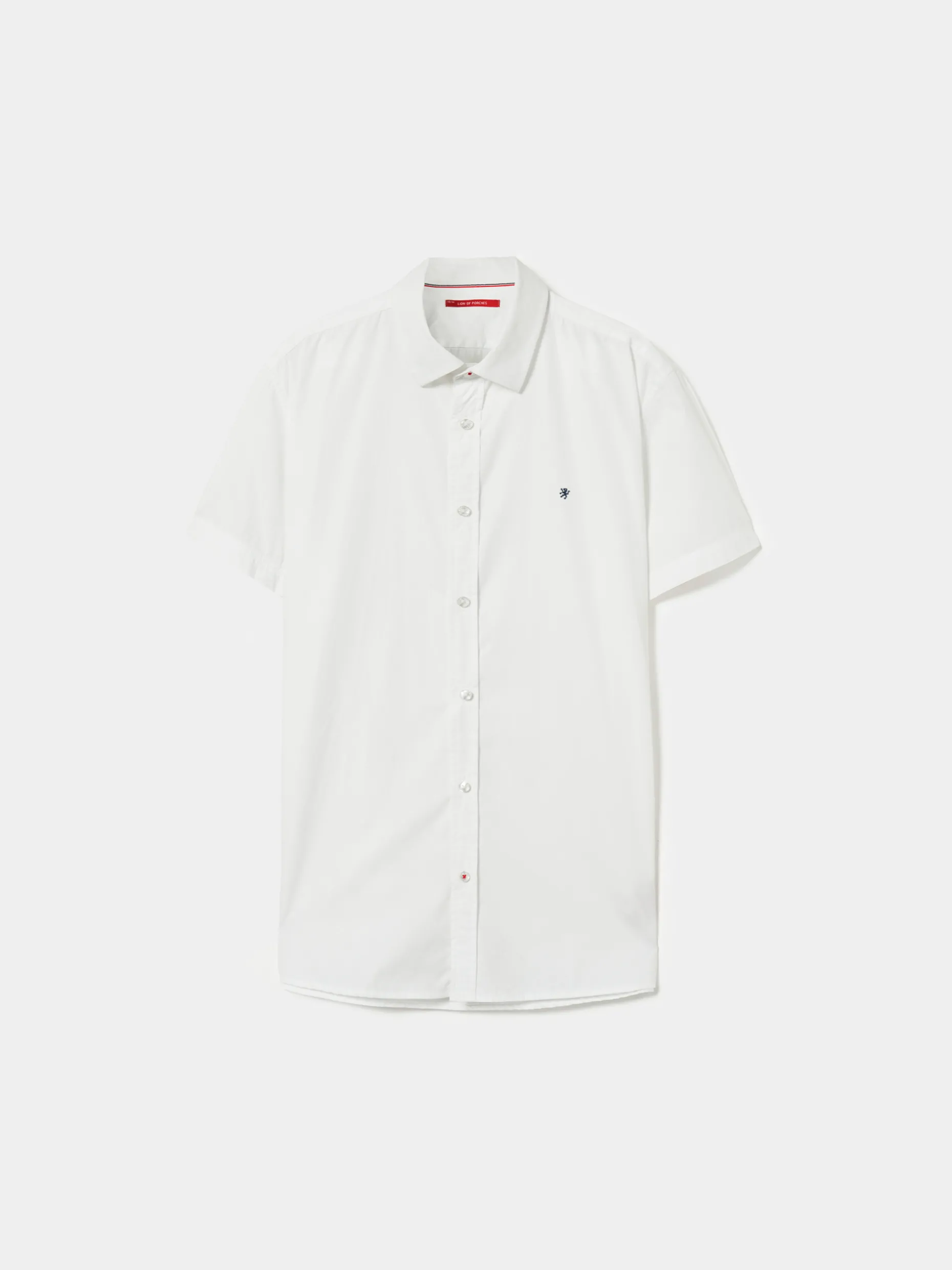 Camisa de manga curta em algodão