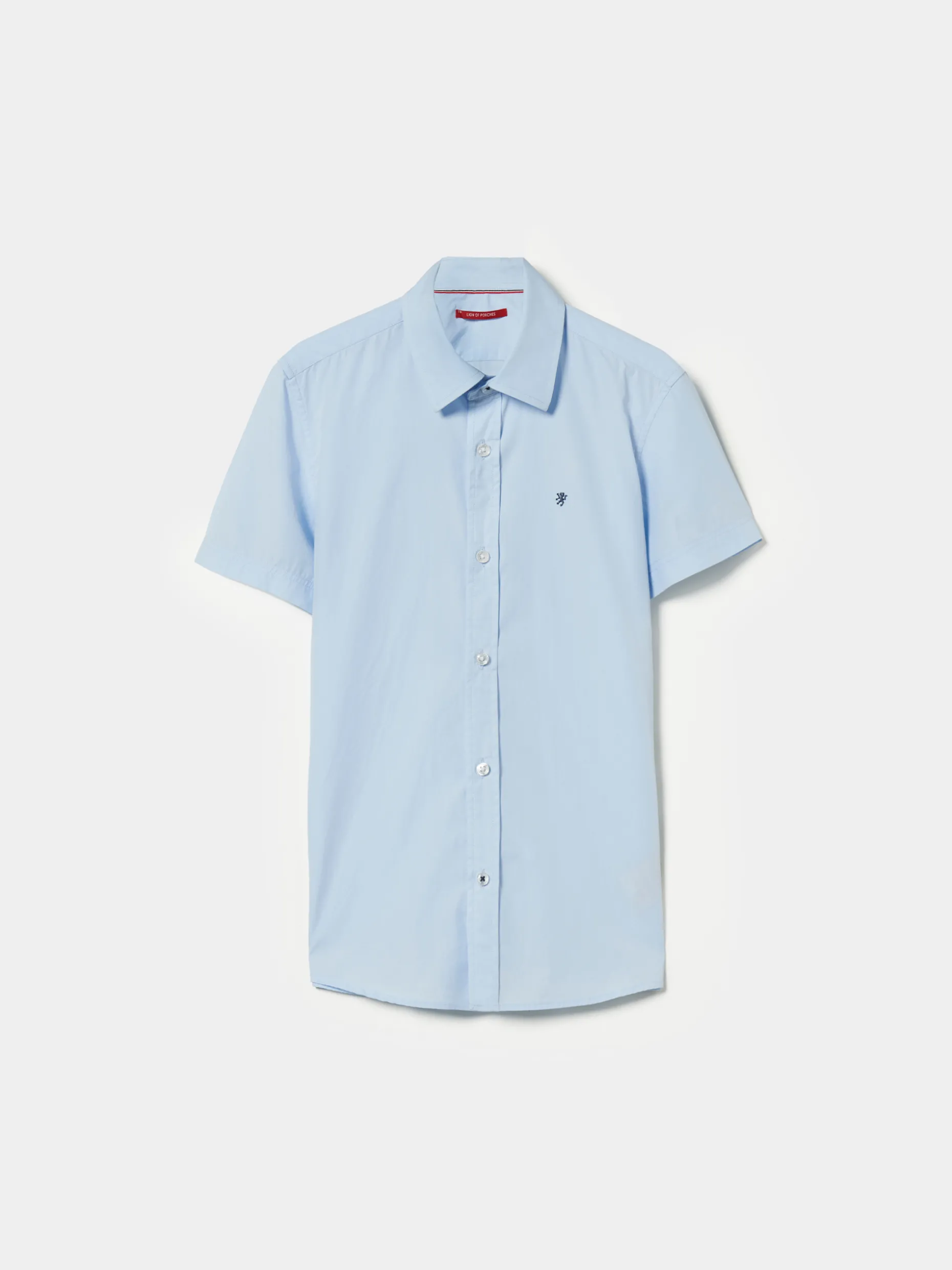 Camisa de manga curta em algodão