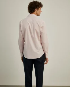 Camisa de riscas slim fit