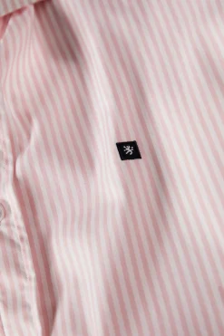 Camisa de riscas slim fit