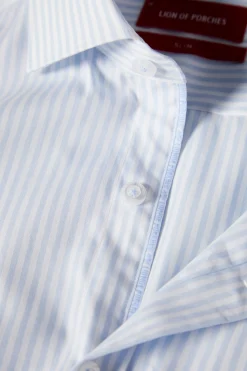 Camisa de riscas slim fit