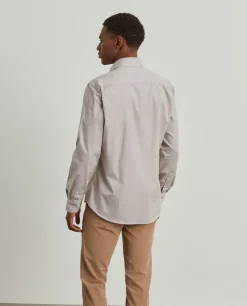 Camisa de riscas slim fit