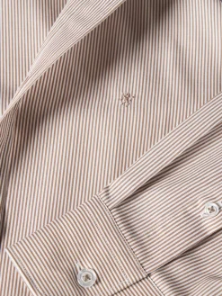 Camisa de riscas slim fit