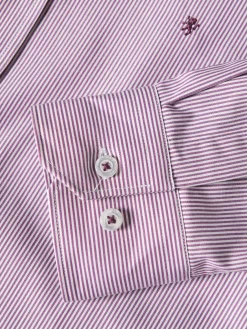 Camisa de riscas slim fit