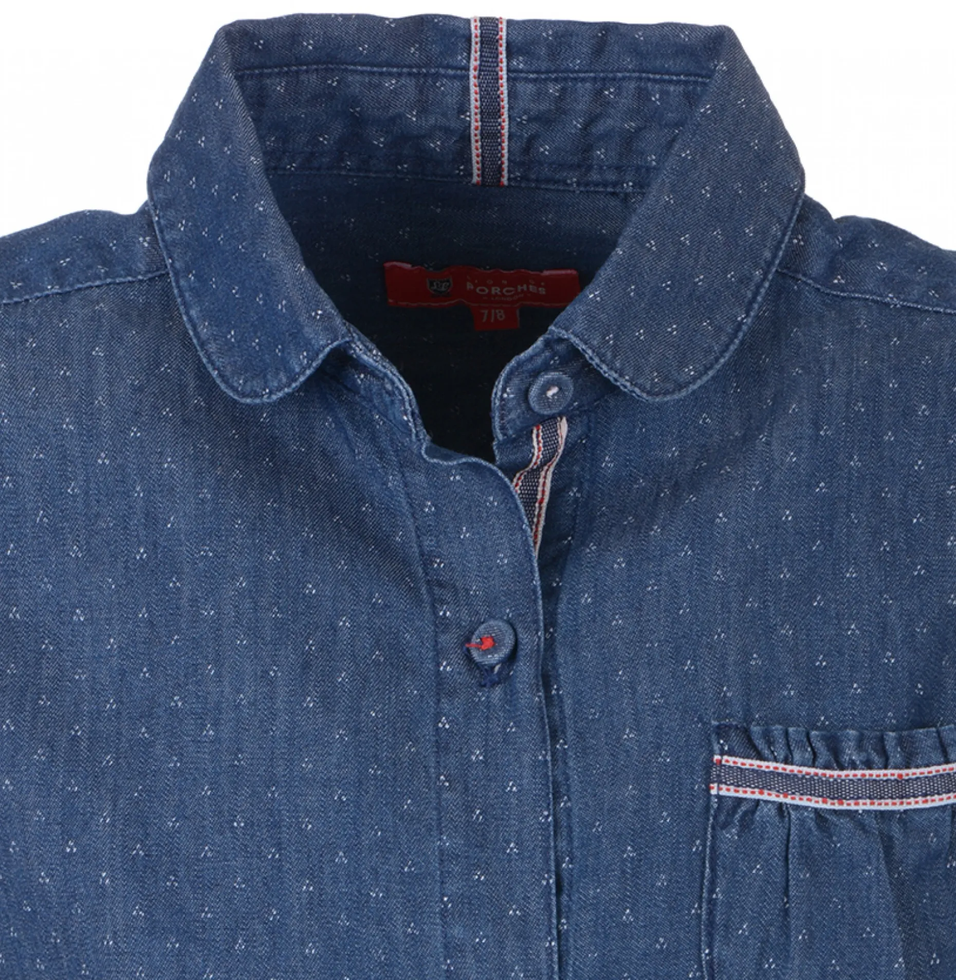 Camisa Denim com Bolso