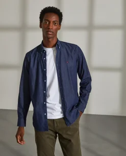 Camisa denim slim fit