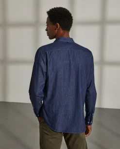 Camisa denim slim fit