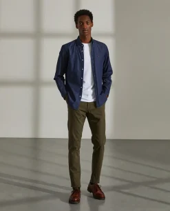 Camisa denim slim fit