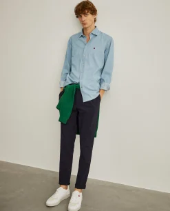 Camisa denim slim fit