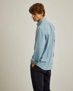 Camisa denim slim fit