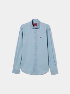 Camisa denim slim fit