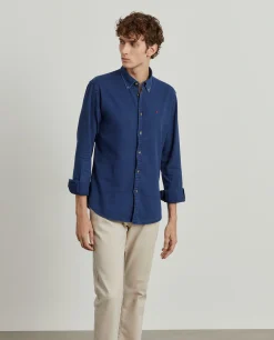 Camisa denim slim fit