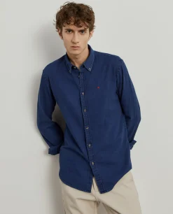 Camisa denim slim fit