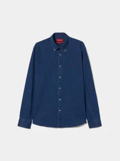 Camisa denim slim fit