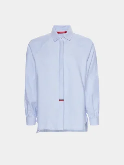 Camisa detalhe fita de riscas