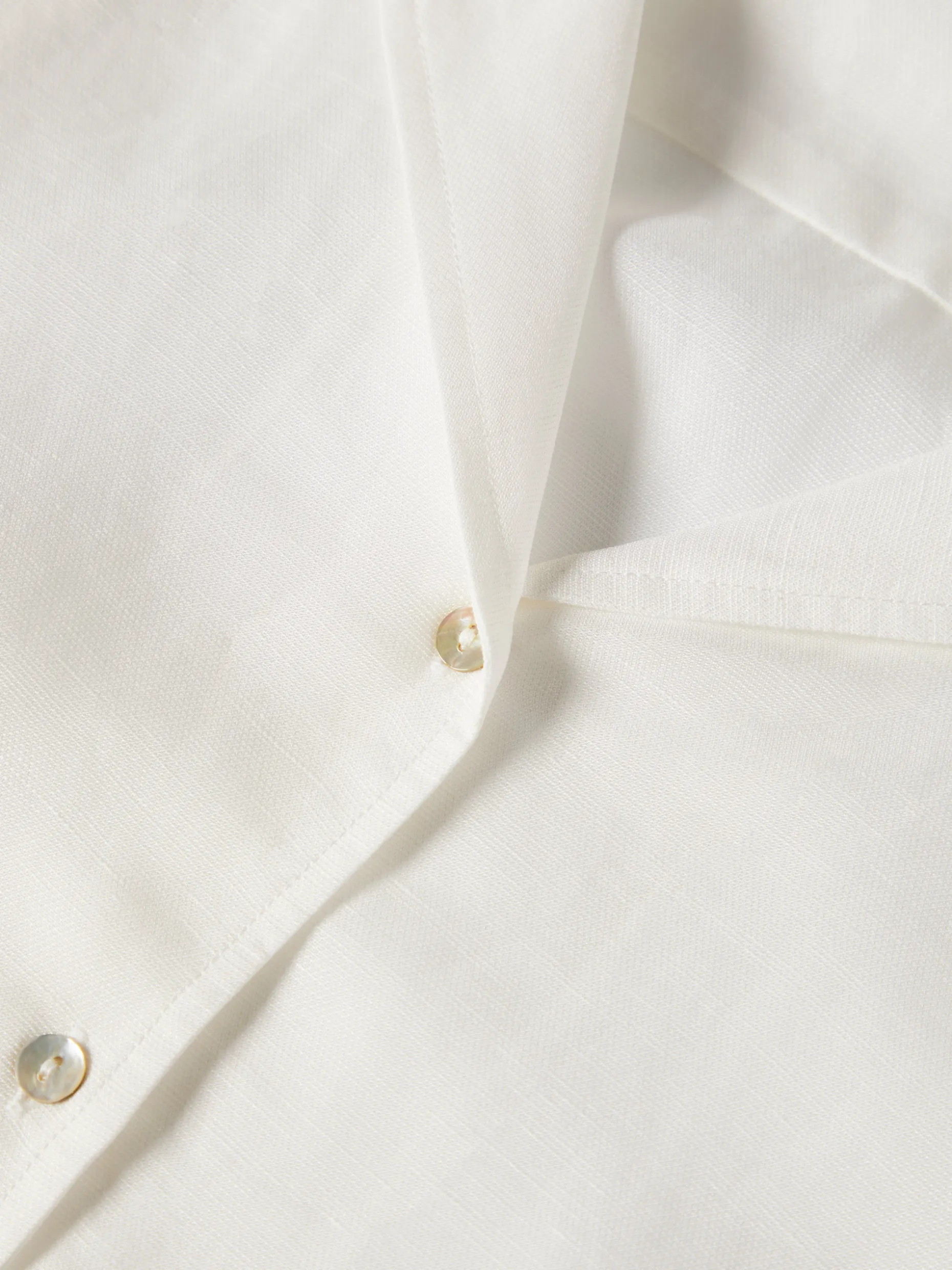 Camisa manga comprida com linho