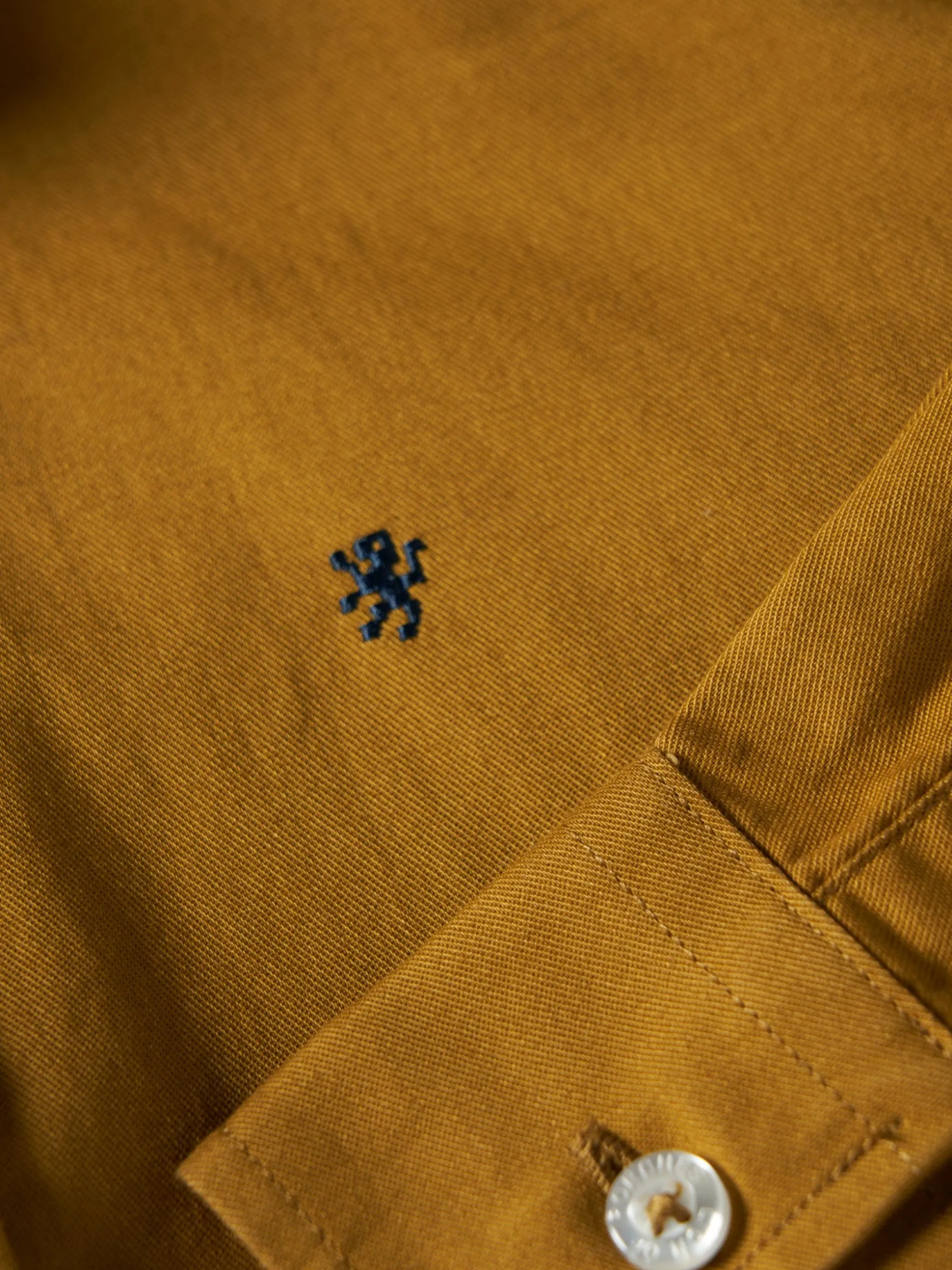 Camisa manga comprida em algodão