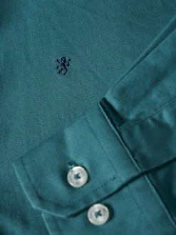 Camisa manga comprida em algodão