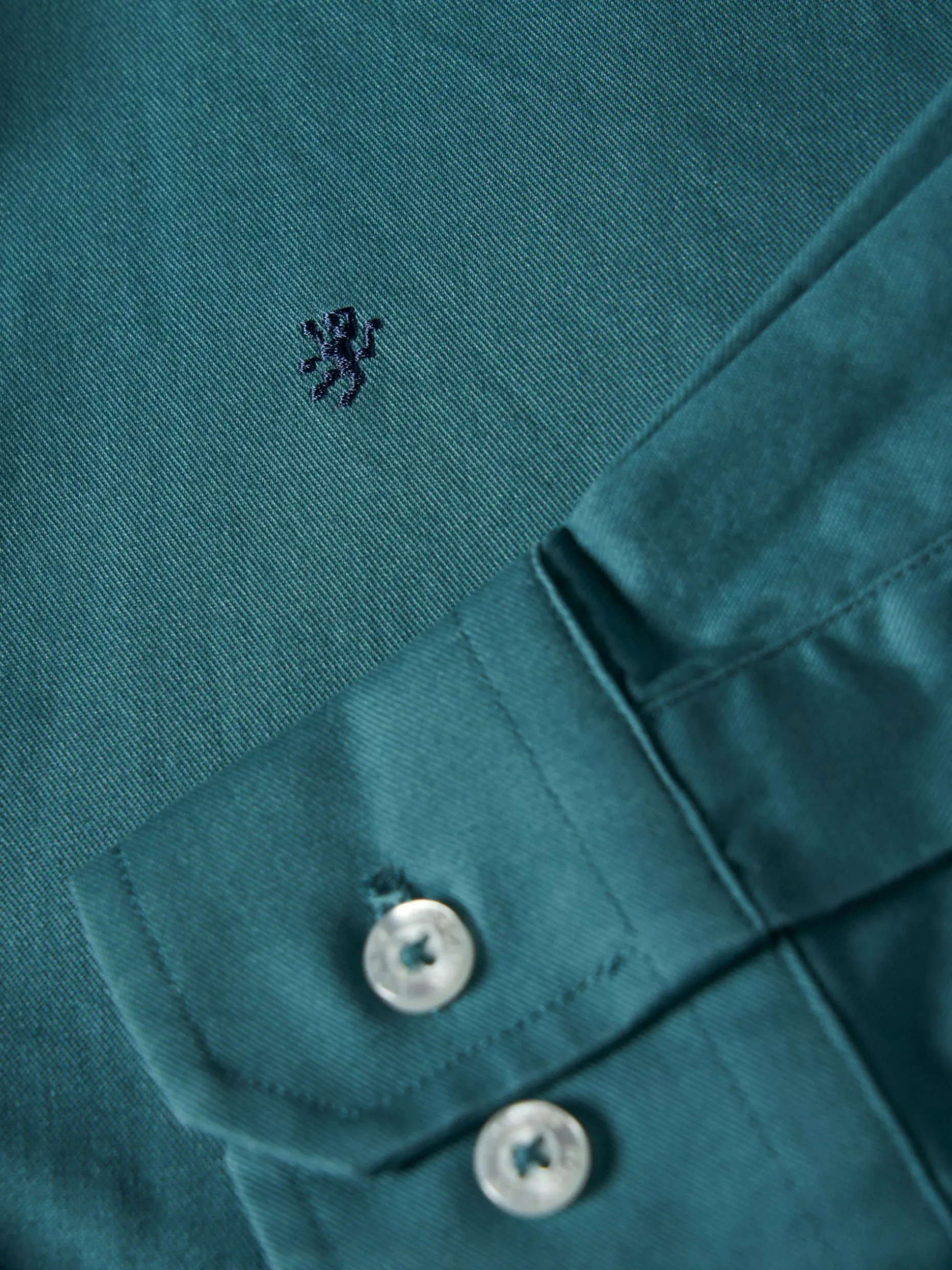 Camisa manga comprida em algodão