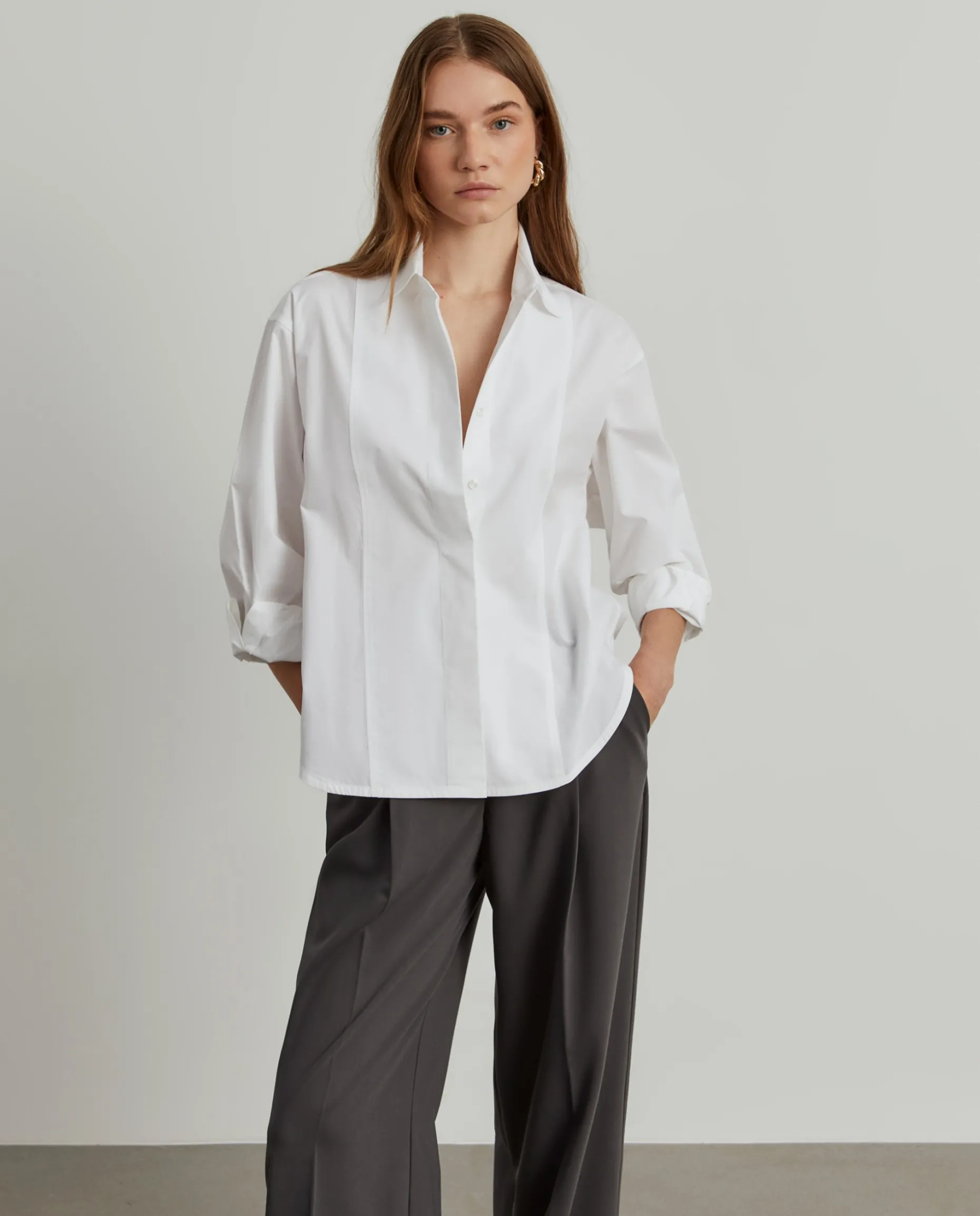 Camisa oversize de algodão