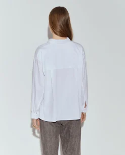 Camisa oversize em popeline