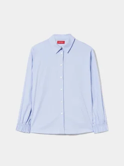 Camisa oversize em popeline