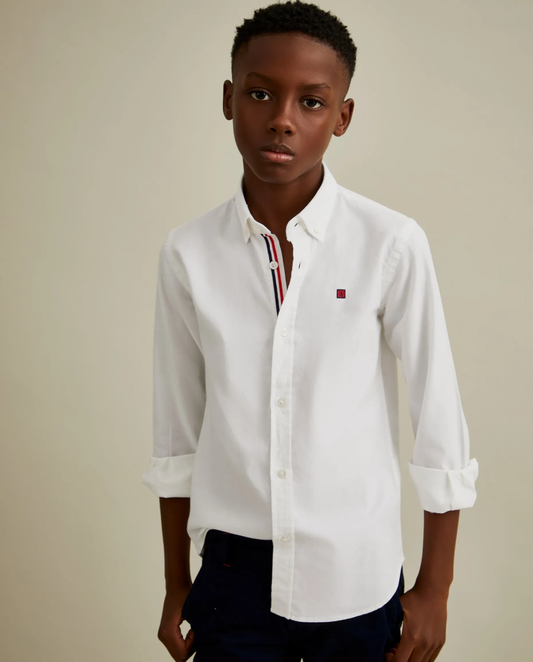 Camisa oxford em algodão