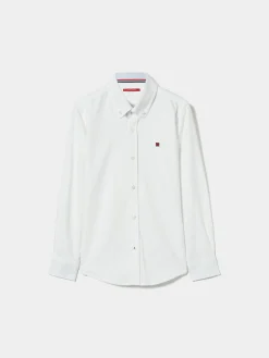 Camisa oxford em algodão
