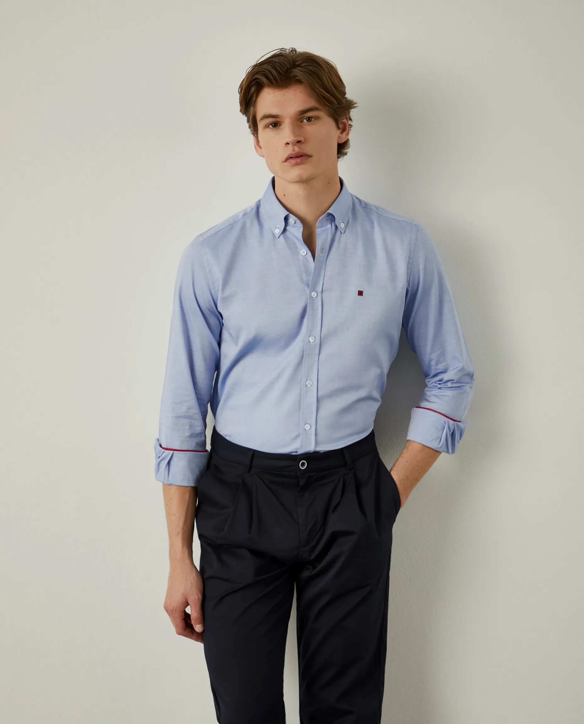 Camisa oxford lisa slim fit