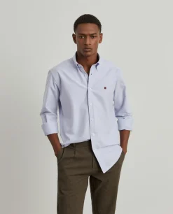 Camisa oxford slim fit