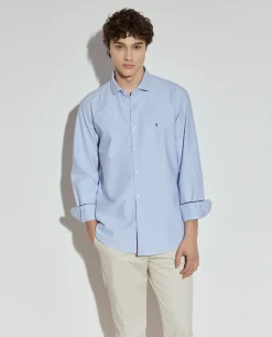 Camisa oxford slim fit