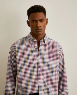 Camisa quadrados regular fit