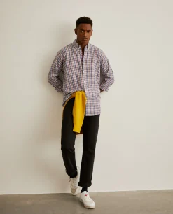 Camisa quadrados regular fit