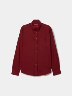 Camisa regular fit com bolso