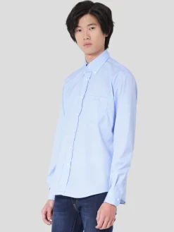 Camisa regular fit com bolso