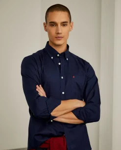 Camisa regular fit de algodão