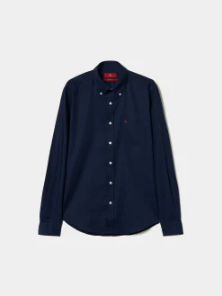 Camisa regular fit de algodão