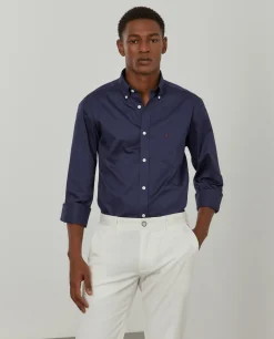 Camisa regular fit de algodão