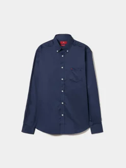 Camisa regular fit de algodão