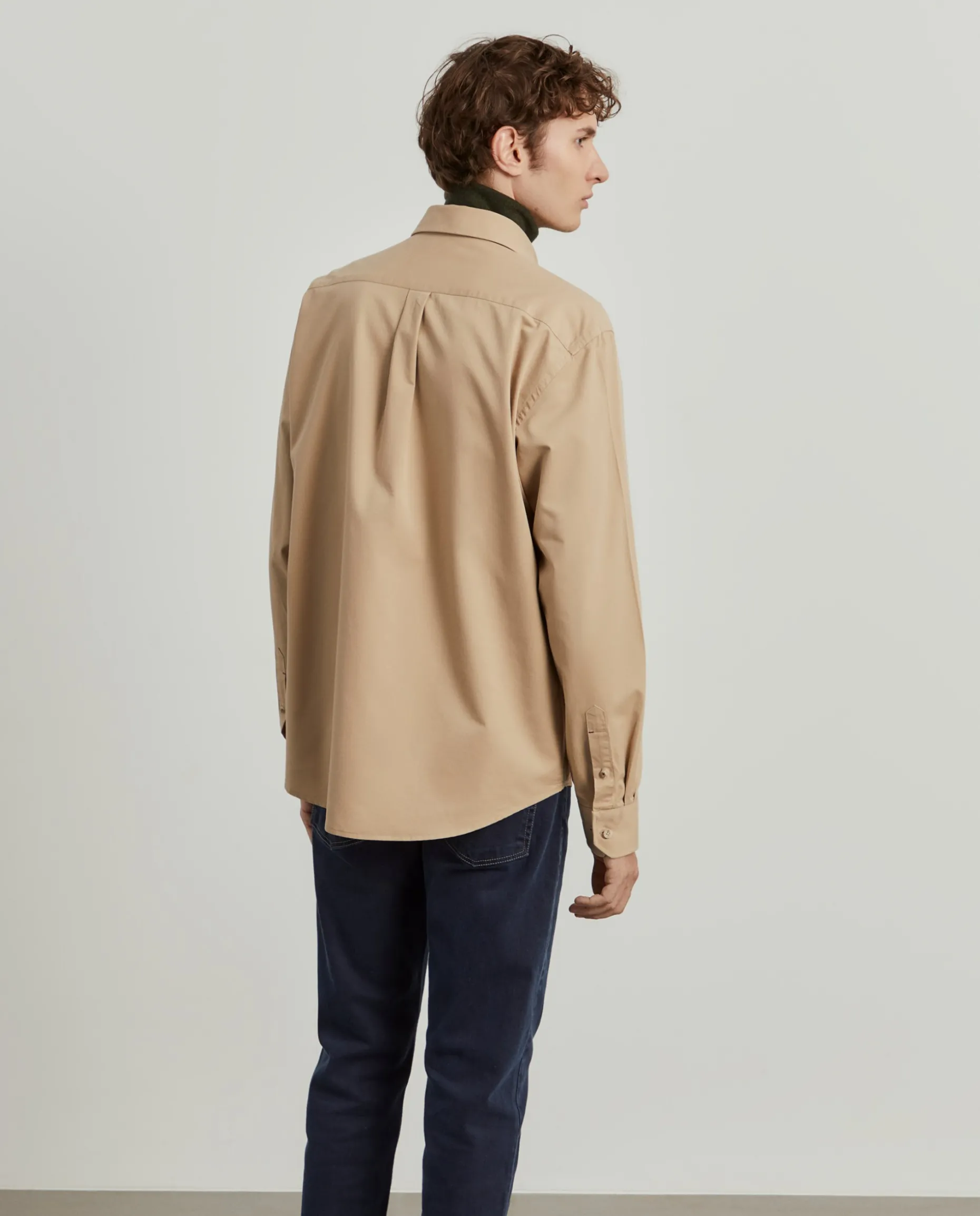 Camisa regular fit de algodão