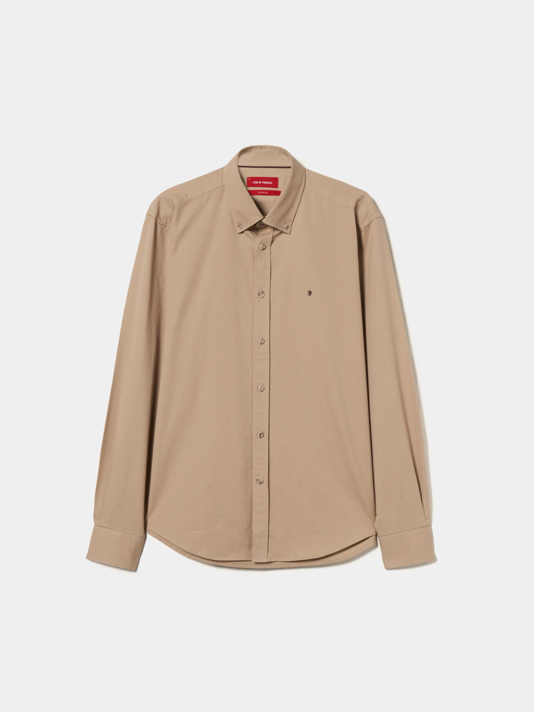 Camisa regular fit de algodão