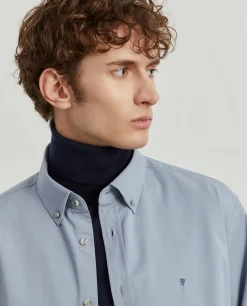 Camisa regular fit de algodão